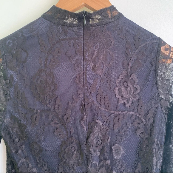 Zara Lace Overlay Mini Dress - Picture 5 of 8